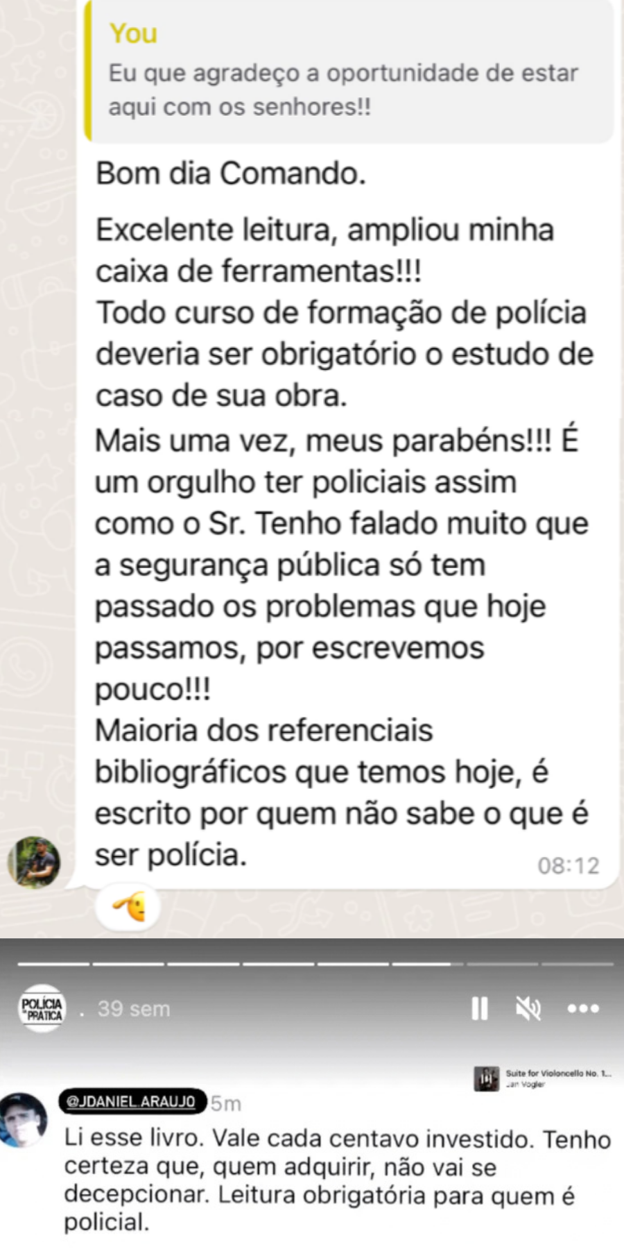 Depoimento de cliente