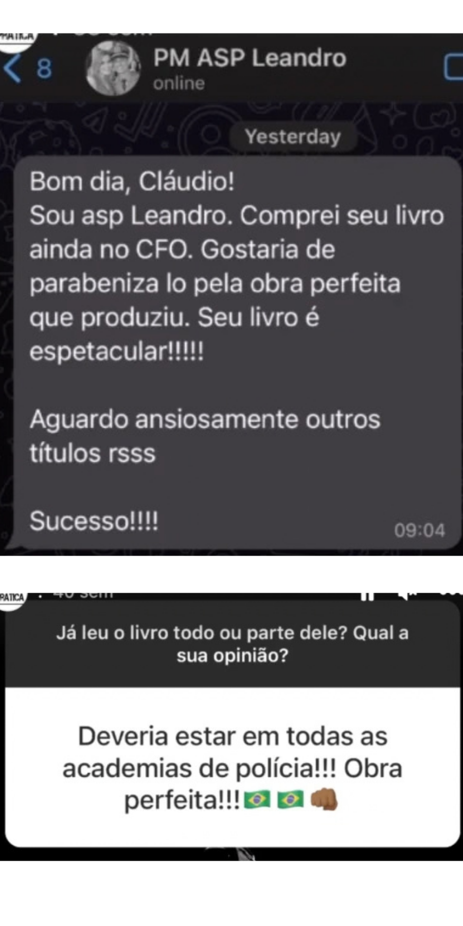 Depoimento de cliente